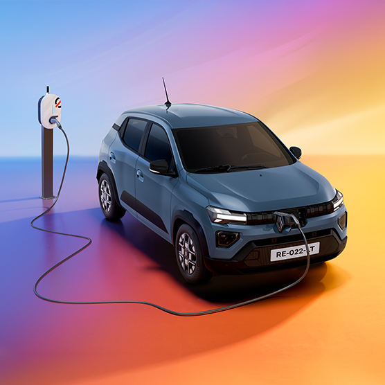 kwid e-tech carregando