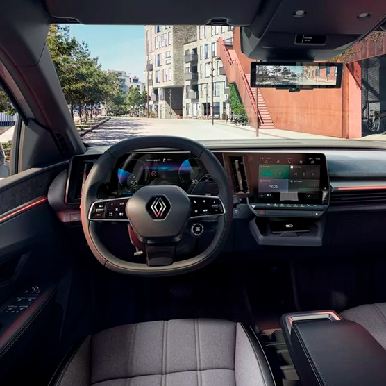 painel megane e-tech